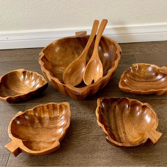 Vintage Monkey Pot Salad Set Bowls - Picture 1 of 8